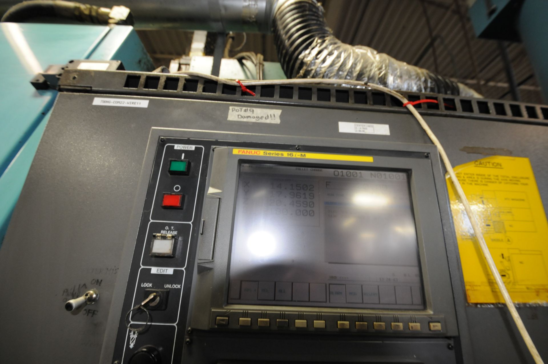 MATSUURA MAM-700HG, CNC TWIN PALLET HORIZONTAL MACHINING CENTER WITH FANUC 16I-M CNC CONTROL, 60 - Image 11 of 11