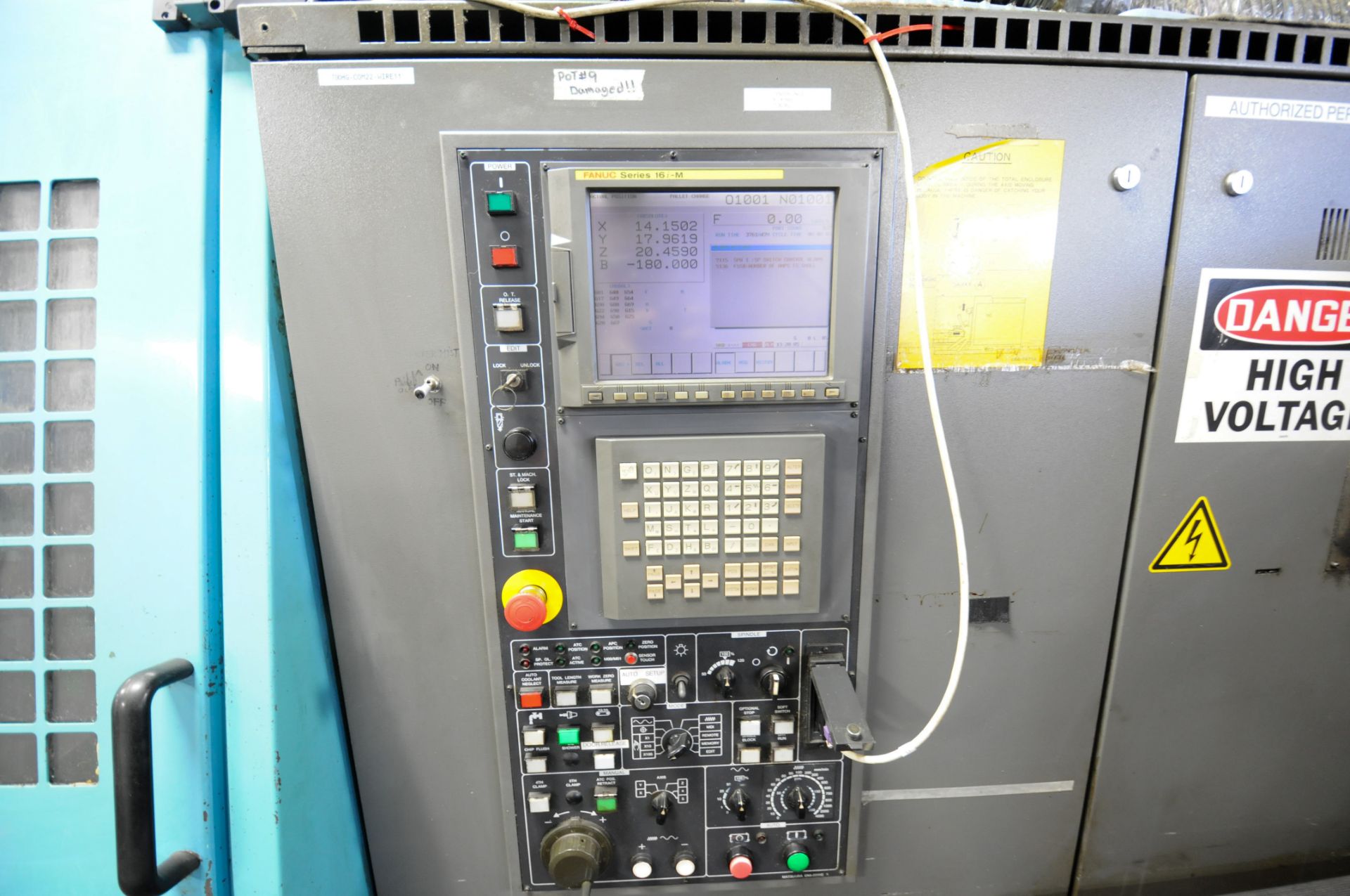 MATSUURA MAM-700HG, CNC TWIN PALLET HORIZONTAL MACHINING CENTER WITH FANUC 16I-M CNC CONTROL, 60 - Image 2 of 11