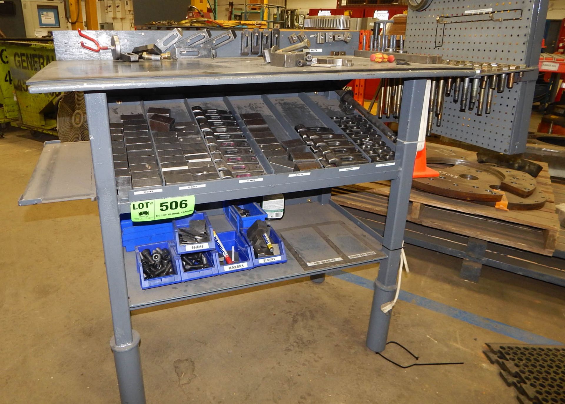 HIGH BACK STEEL WORK TABLE