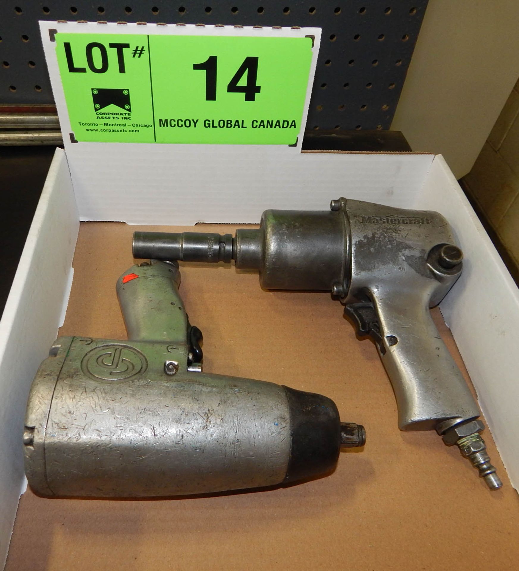 LOT/ (2) PNEUMATIC IMPACT GUNS