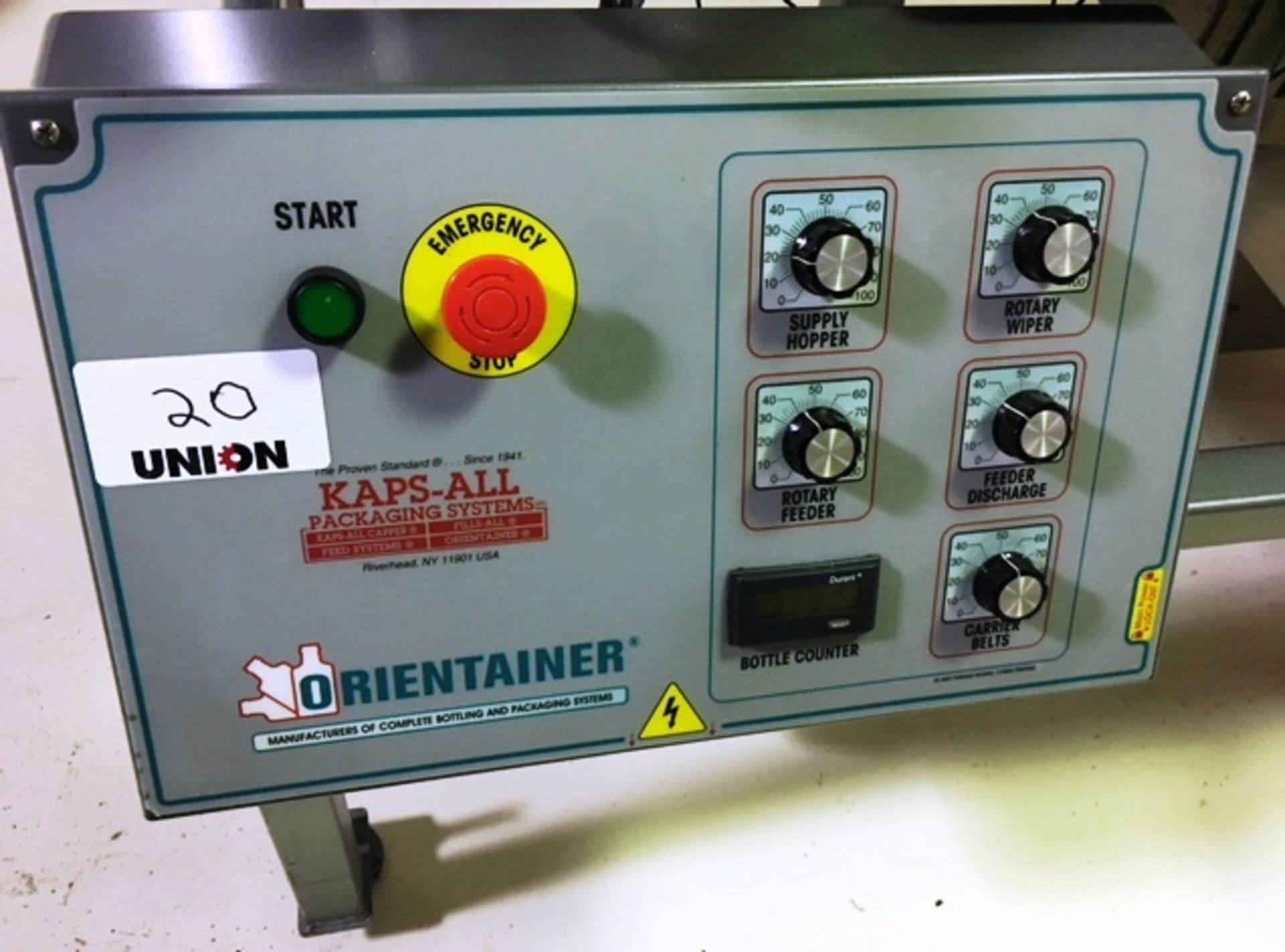 Kaps-All Filling Line Consisting of the Following: Kaps-all model AU-6 Plastic Bottle Unscrambler - Image 5 of 24