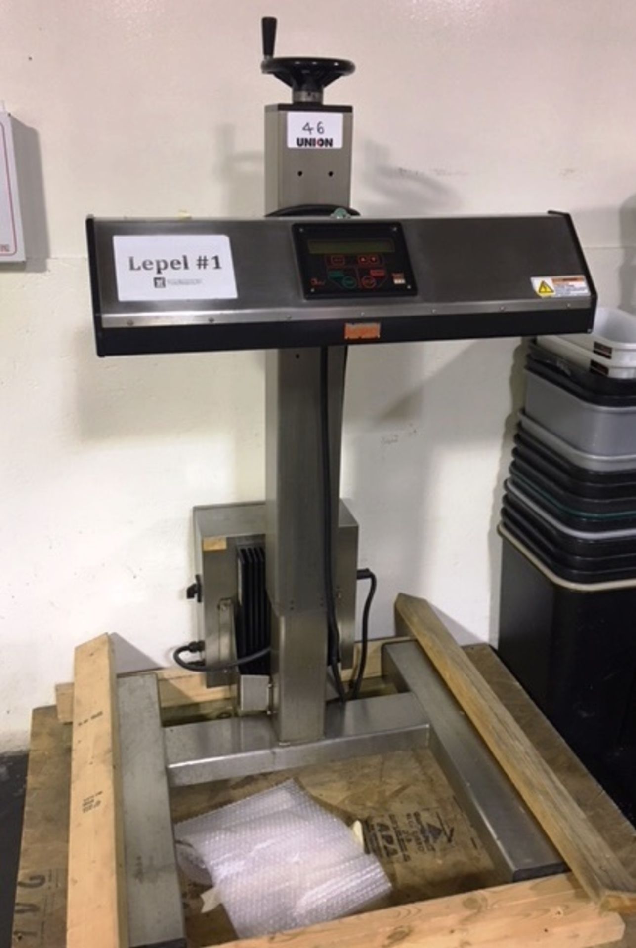 Lepel model ACC-725-1100 Induction Sealer with 5" wide x 26" long sealing head, air cooled serial# - Image 2 of 4