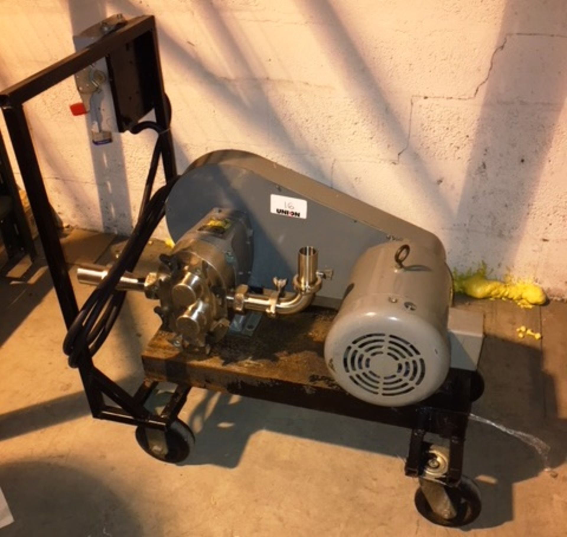 Waukeshaw model 30 Stainless Steel Positive Displacement pump serial#2708. 1.5 HP, 230/460 volt