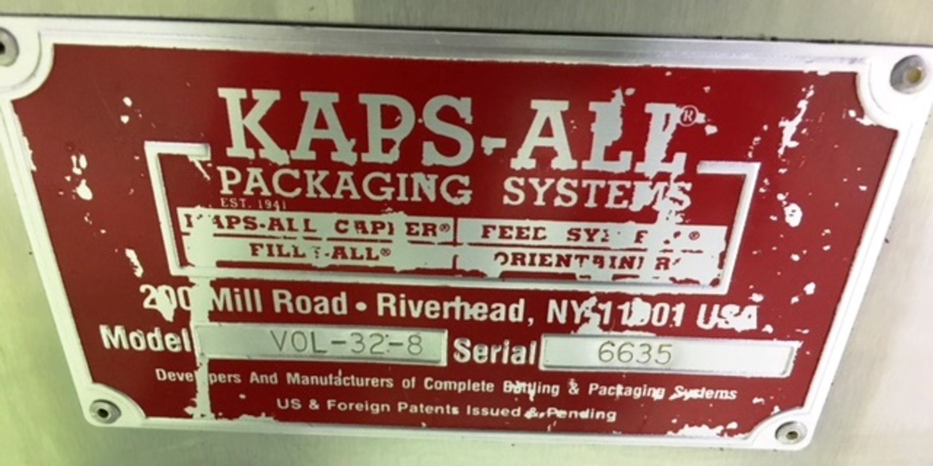 Kaps-All Filling Line Consisting of the Following: Kaps-all model AU-6 Plastic Bottle Unscrambler - Image 14 of 24