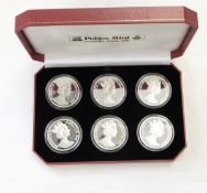 1993 silver Peter Rabbit centenary proof set issued by Pobjoy Mint various 1997 crowns,