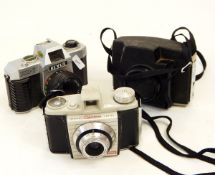 Quantity of cameras including a Kodak Bantam Colorsnap camera,