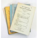 Five boxes of the Journal of the Institution of Locomotive Engineers dating from 1920's through to