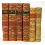 Green, J R "A Short History of the English People", MacMillan & Co 1902, 4 vols, full red leather,