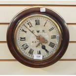 Railway wall clock,