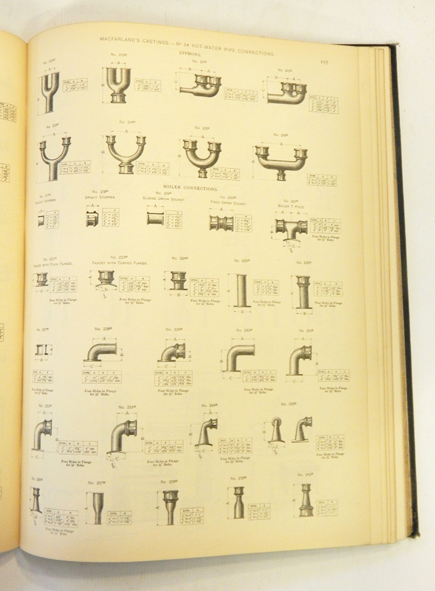 Illustrated catalogue of Macfarlane's Castings, 8th ed, vol 1, pub Saracen Foundry, Possilpark, - Image 3 of 4