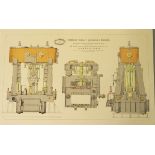 Reprints of technical drawings including the express passenger engine of the Great Northern Railway