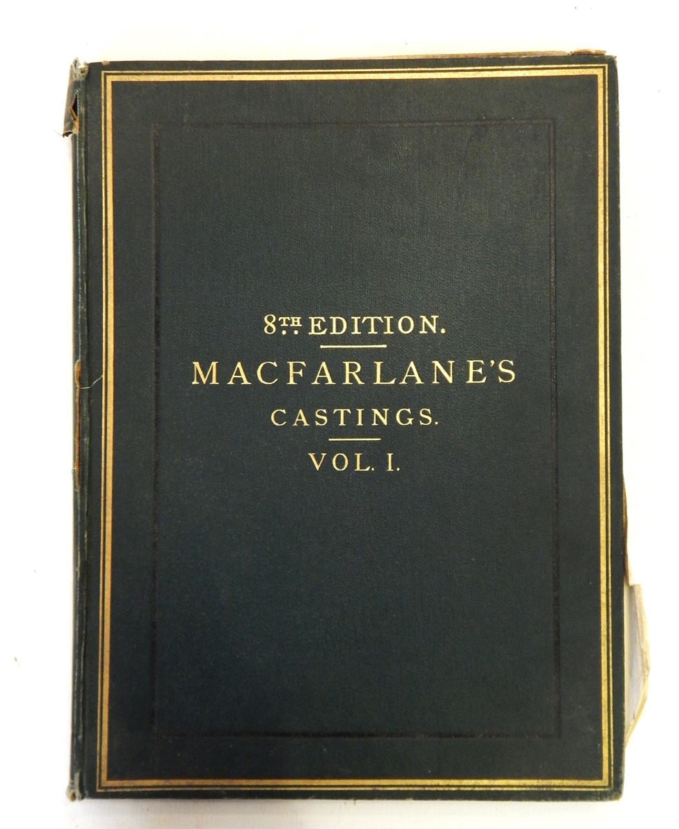 Illustrated catalogue of Macfarlane's Castings, 8th ed, vol 1, pub Saracen Foundry, Possilpark,