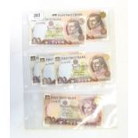 Six First Trust Ireland banknotes comprising four £10 notes (1998 including one prefix AA) one £10