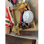 Upper Burma Volunteer Rifles medal, long service volunteers medal 1939-45 Star,