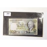 Allied Irish Bank £100 banknote (1 December 1988, prefixed TN) unc.