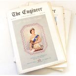 Large quantity of "The Engineer" magazine 1950's, etc.