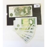 Twenty one Bank of England mint £1 notes,