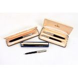 Waterman's fountain pen in black plastic case, in original box,