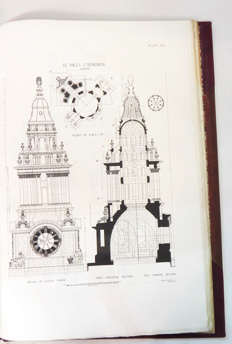 Poley, Arthur FE "St Pauls Cathedral, London, measured, drawn and described by... - Image 3 of 3