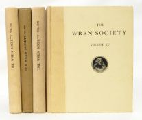 20 vols of the Wren Society founded at the bicentenary of St Christopher Wren's death 1923,