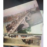 Approximately 340 GB topographical Blum and Degan chromolithographic cards in good condition or