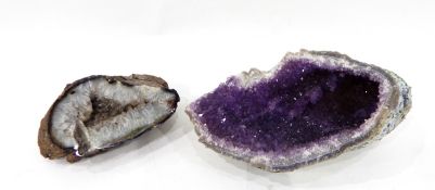 Amethyst geode, 31cm long,