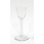 18th century wine glass,