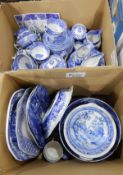 Part tea and part dinner service, Spode "Italian" including side plates, jugs, gravy boats, teapot,