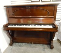 Amyl straight strung upright piano in mahogany case