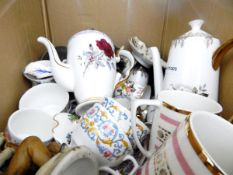 Quantity of assorted china including Royal Staffordshire coffee pot, Regent part tea service,