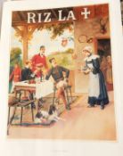 The La Croix Collection (1890-1925) Reissue of 10 Rizla advertising posters,