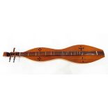 Appalachian Dulcimer by Robert Longstaff, the stringed instrument bearing an internal label,