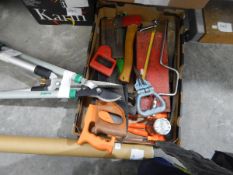 Large quantity of tools including a tool boxes, etc.