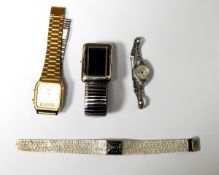 Small collection of contemporary wristwatches to include Rotary, Casio, etc.