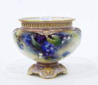 Royal Worcester pedestal bowl,