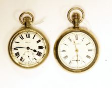 Waltham open-faced gentleman's pocket watch,