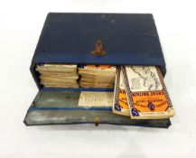 Box of circa 1933 AA Road Maps and others