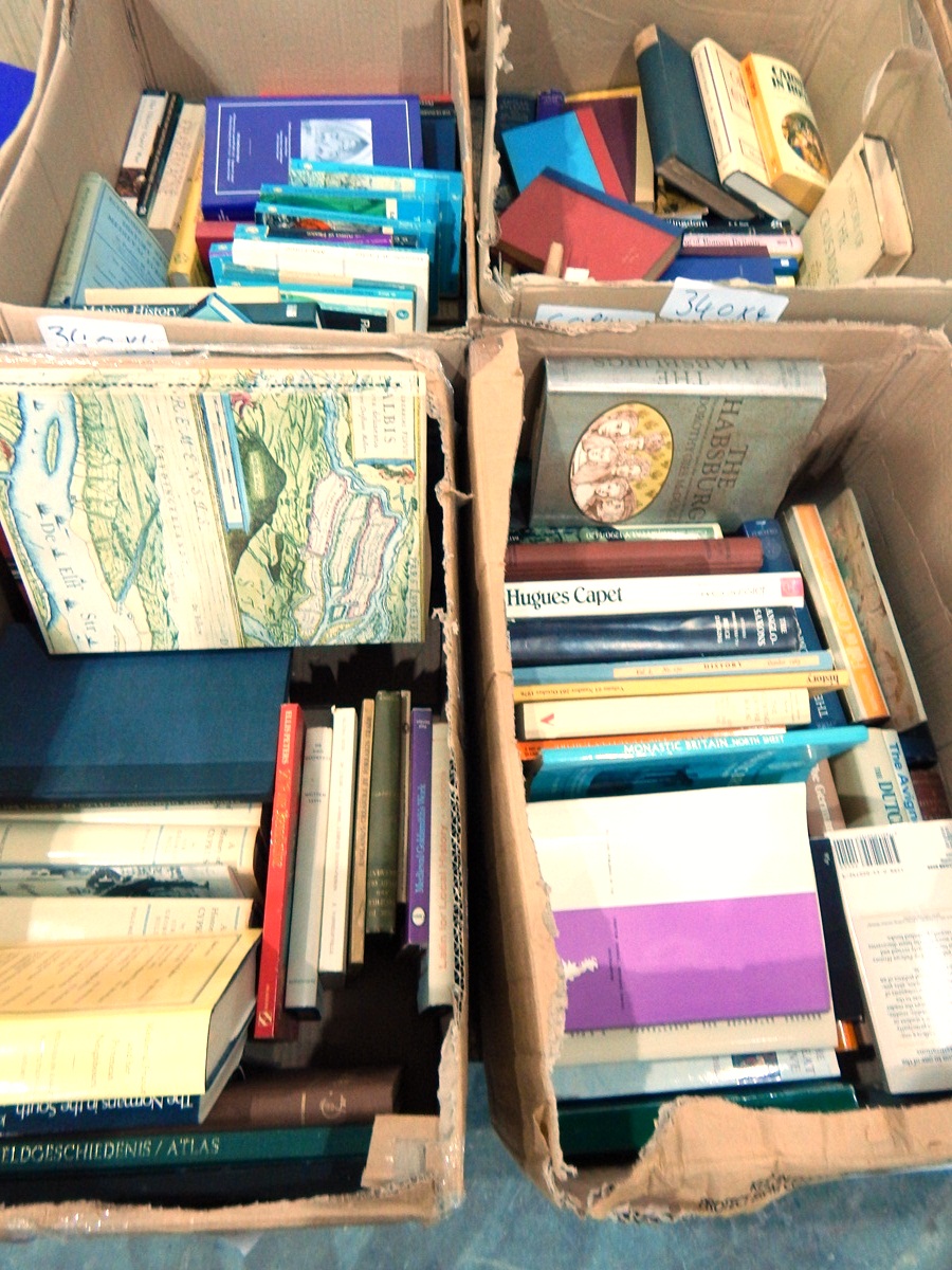 Large quantity of books relating to European History, Roman Britain etc.