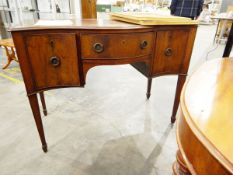 Victorian mahogany duchess dressing table with arched top swing mirror,