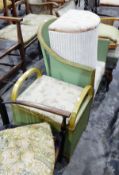 Lloyd Loom style chair,