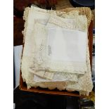 Cotton lace bedspread,