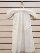 Quantity of baby gowns including Ayrshire Whitework and two silk smocked baby dresses (11)