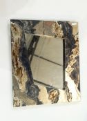 20th century mirror, abstract design,