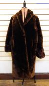 Vintage large beaver coat