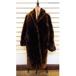 Vintage large beaver coat