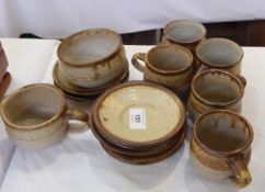 Robert Tinnyunt Studio pottery part coffee set