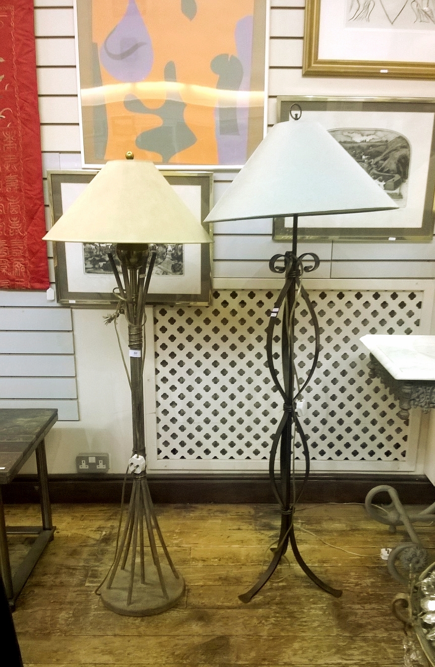 Modern standard lamp,