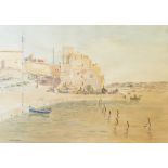 R Wilson Watercolour Marsaskala Malta