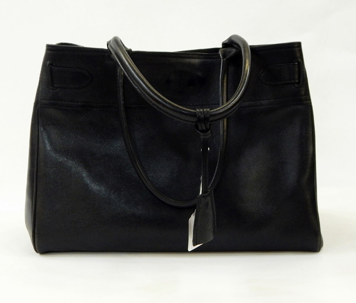 Mulberry shopper bag, black leather, brass-coloured fittings, - Image 2 of 4