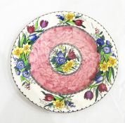 Quantity of Maling lustre decorative plates (10)